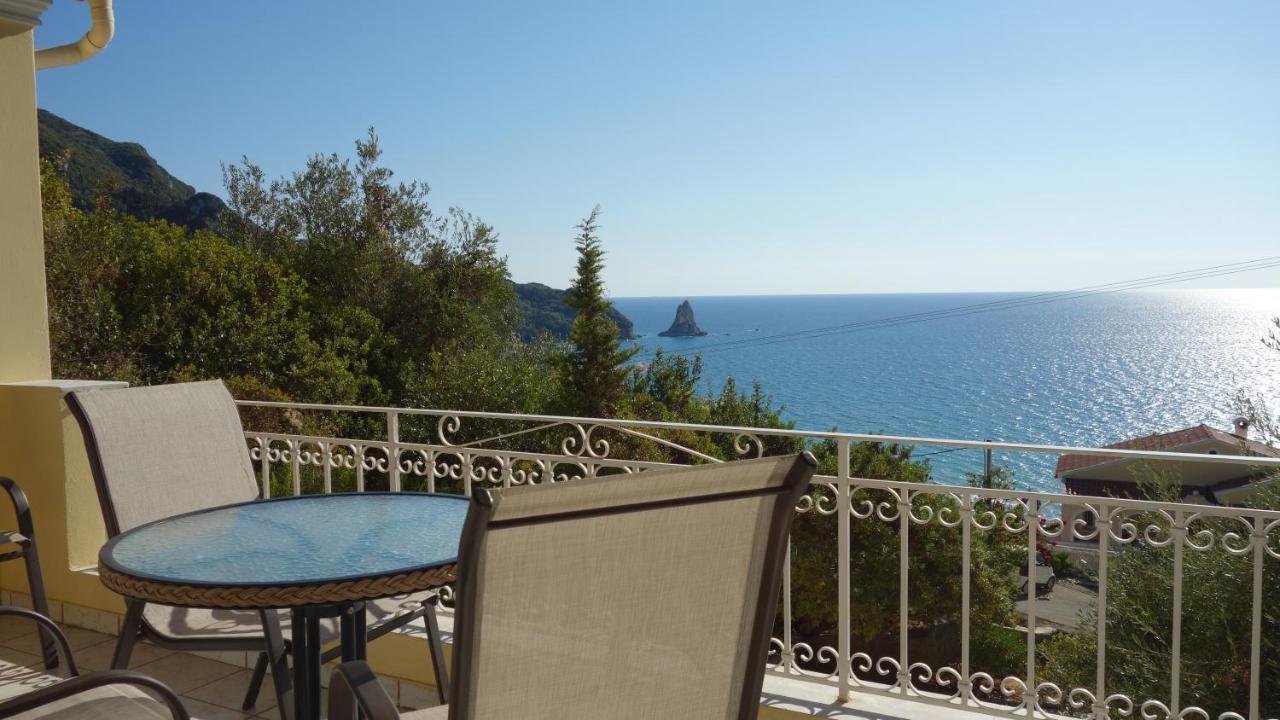 Natalia Apartment B With Panoramic Sea Views Of Agios Gordios Bay Exteriér fotografie