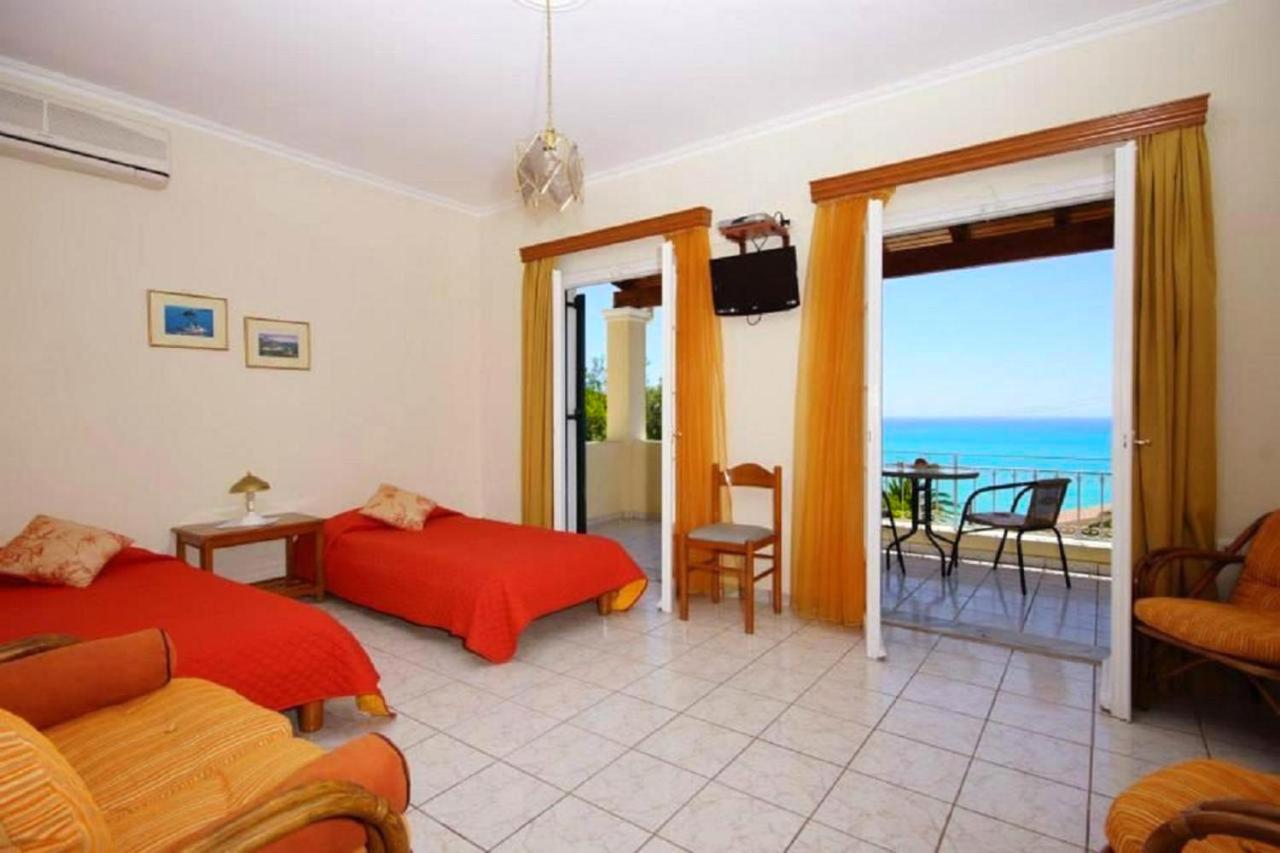 Natalia Apartment B With Panoramic Sea Views Of Agios Gordios Bay Exteriér fotografie